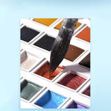 Ensemble aquarelle pailleté/métallique