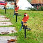 Poteau solaire de jardin à figure d'aigle