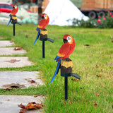 Poteau solaire de jardin à figure d'aigle