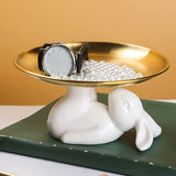 Assiette en céramique pour lapin