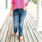 Jean skinny extensible à taille haute