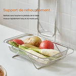 Panier de vidange d'évier en acier inoxydable