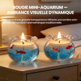 Bougie parfumée mini aquarium à bulles