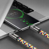 2-en-1 Cable de Datos de Carga Rápida y Cordón para Teléfono