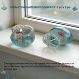 Bougie parfumée mini aquarium à bulles