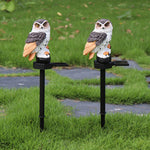 Poteau solaire de jardin à figure d'aigle