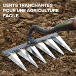 Râteau de désherbage horticole multifonctionnel