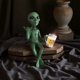 Statue Alien avec Bière