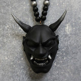Pendentif voiture masque de démon samouraï assassin