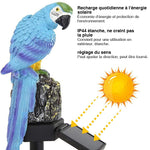 Poteau solaire de jardin à figure d'aigle