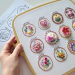 Kit de broderie de cadre de petite fleur