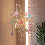 Pendentif en cristal flocon de neige