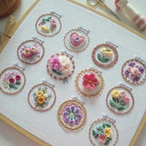 Kit de broderie de cadre de petite fleur