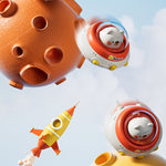 Jouets de voiture pour bébés sur le thème de l'espace