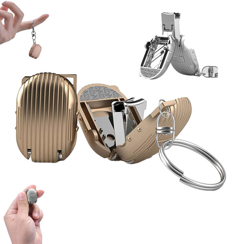 Mini coupe-ongles pliant portable Porte-clés