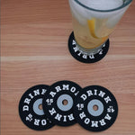 Sous-verre pour Plaque de Poids Set de 4