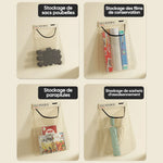 Sac de rangement polyvalent en velcro