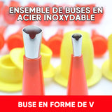 Buse en forme de V Kit de finition pour calfeutrage facile