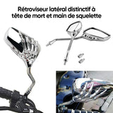 Rétroviseur à main de crâne