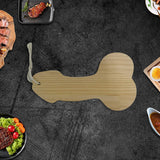 Petite assiette de saucisses amusante