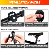 Feu arrière sans fil avec signaux
