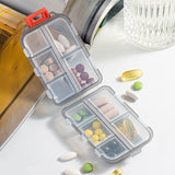 Organisateur de pilules portable avec étiquettes