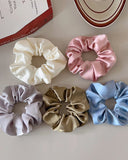 Lot de 5 scrunchies multicolores pour cheveux