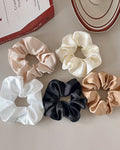 Lot de 5 scrunchies multicolores pour cheveux