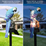 Poteau solaire de jardin à figure d'aigle