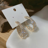 Boucles d'oreilles strass personnalisées