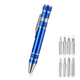 Stylo tournevis de précision 8 en 1