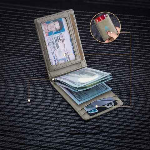 Porte-cartes Swipe en cuir antivol