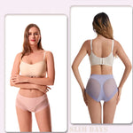 Slip moulant taille haute en soie glacée sans couture