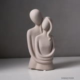 Ornement décoratif de couple câlin