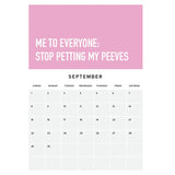 Calendrier 2024 Adulting is hard