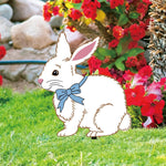 Panneau de signalisation de jardin pour Pâques