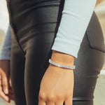 Bracelet en zirconium super brillant