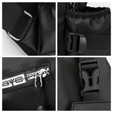 Sac de poitrine pour bouteille d'eau en film de cuir pour hommes