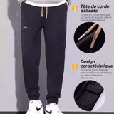 Pantalon de travail multi-poches à cordon de serrage