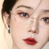 Lunettes anti-lumière bleue avec diamants