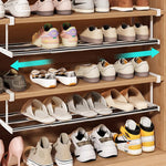 Armoire à chaussures Séparateur à étages