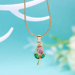 Ensemble de bijoux fleur de tulipe douce