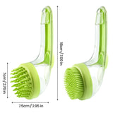 Nouvelle Brosse 2-en-1 pour Bain et Toilettage des Animaux