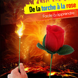 Accessoires de magie Rose flamboyante