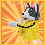 Poupée en peluche avec gants Husky