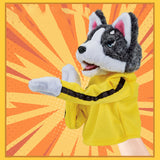 Poupée en peluche avec gants Husky