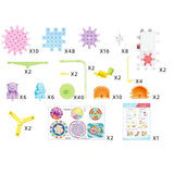 Jouets de rotation à engrenage en bloc