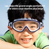 Lunettes de natation à grande monture pour enfants