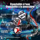 Bande LED flexible RVB étanche pour châssis de voiture(4pcs)
