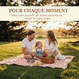 Sac de plage et serviette 2-en-1